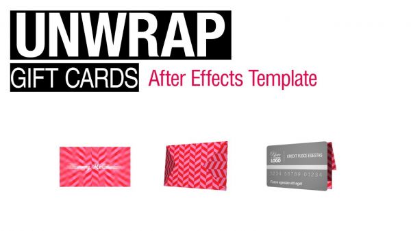 Motion Forward – After Effects Template - Gift Card Animations